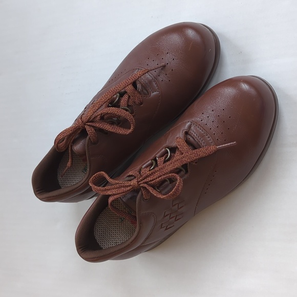 SAS Free Time Tripad Comfort Lace Up Walking Shoe 7N Teak Brown - Picture 11 of 16